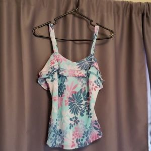 Floral  print camisole.